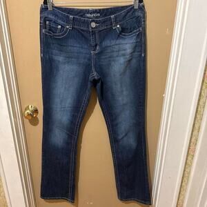 Dark Wash Low Rise Jeans